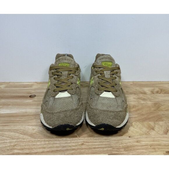 New Balance Athletic Shoes in Olive and Neon Yellow main image 8